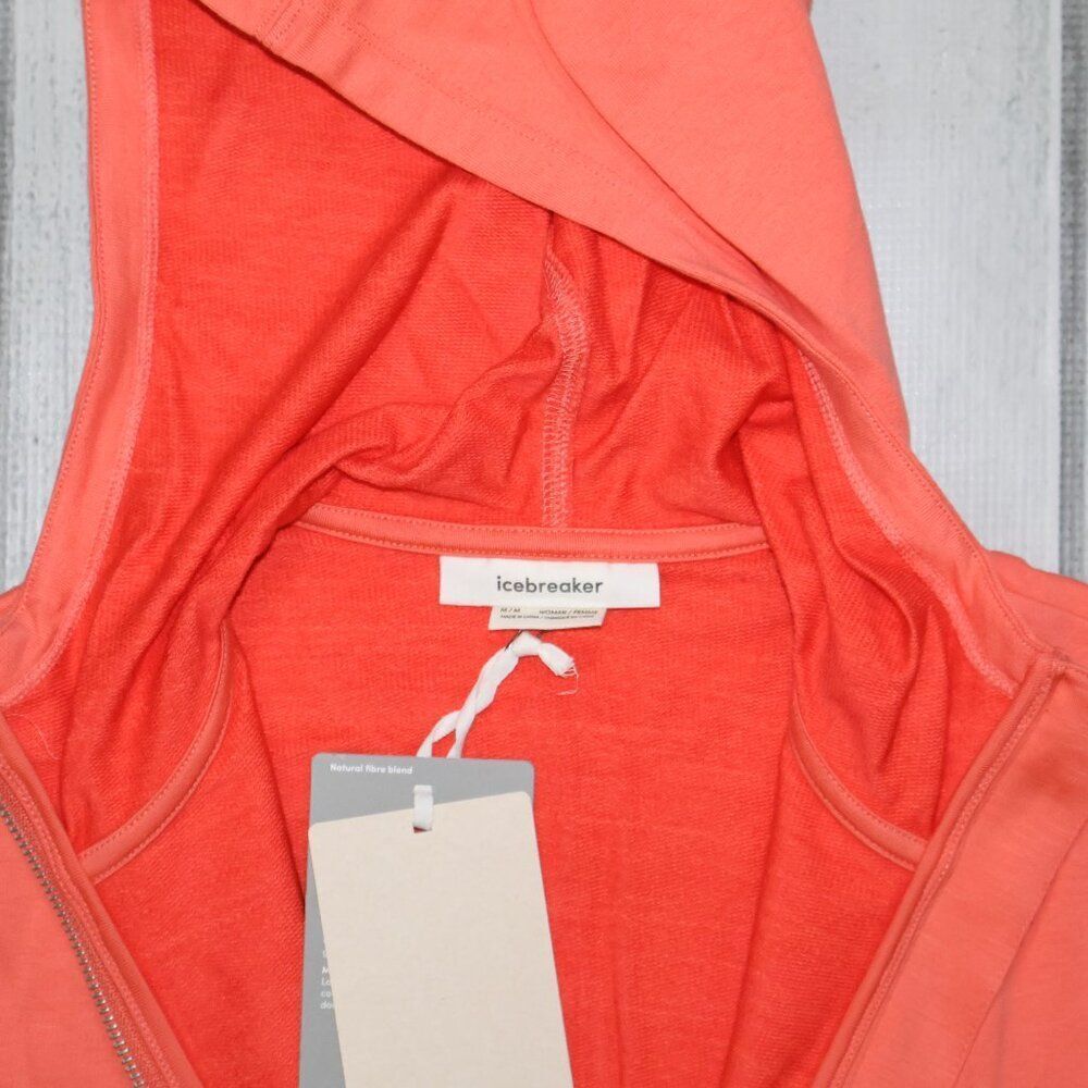 NEW Icebreaker Women's Central Classic Long Sleeve Zip Hoodie - Picture 6 of 9